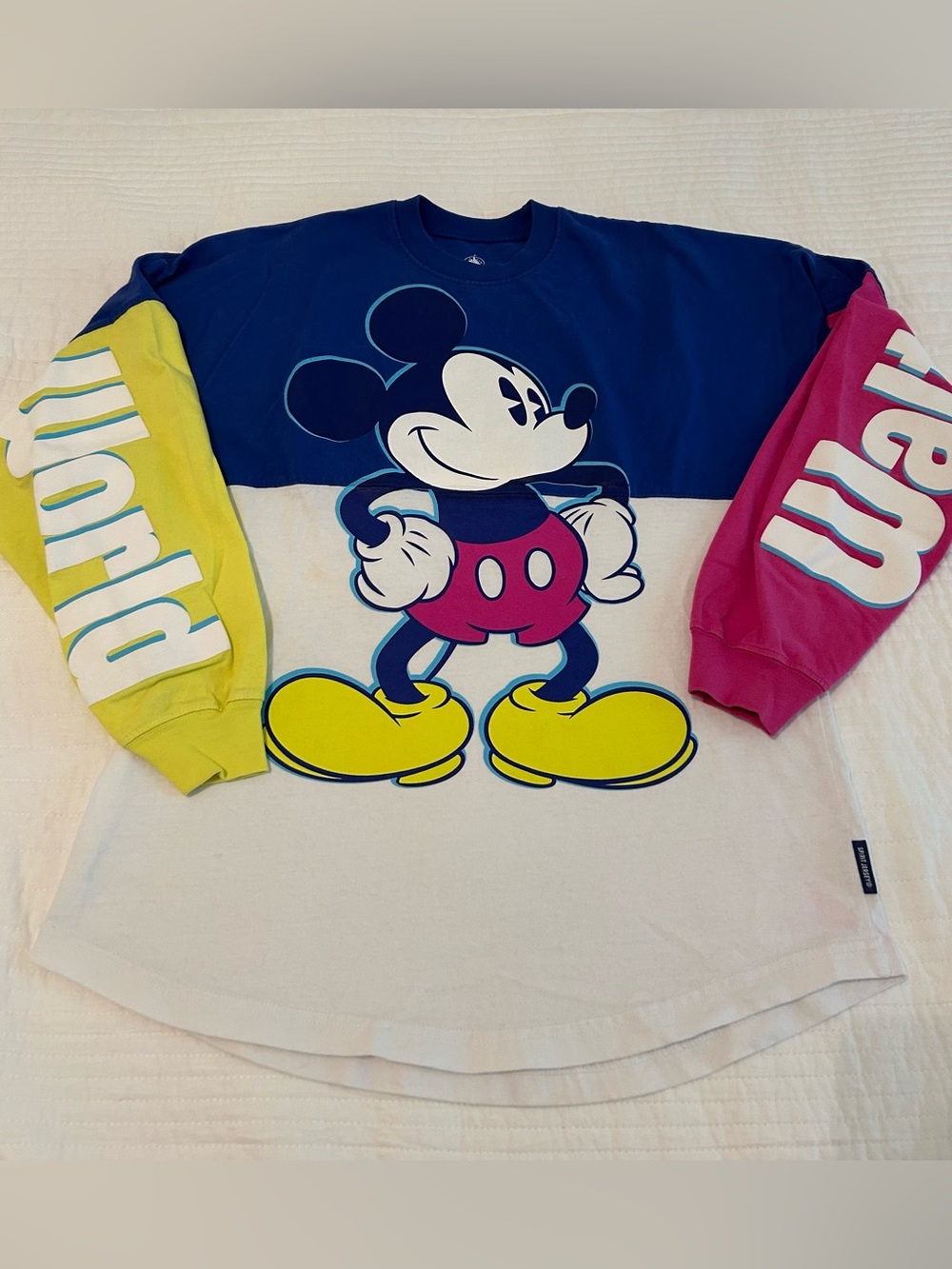 Disney Retro Mickey Mouse Spirit Jersey Size Small